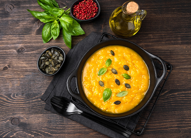 Kürbisrisotto
