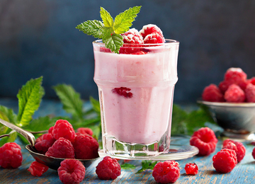 Himbeer-Joghurt Cocktail