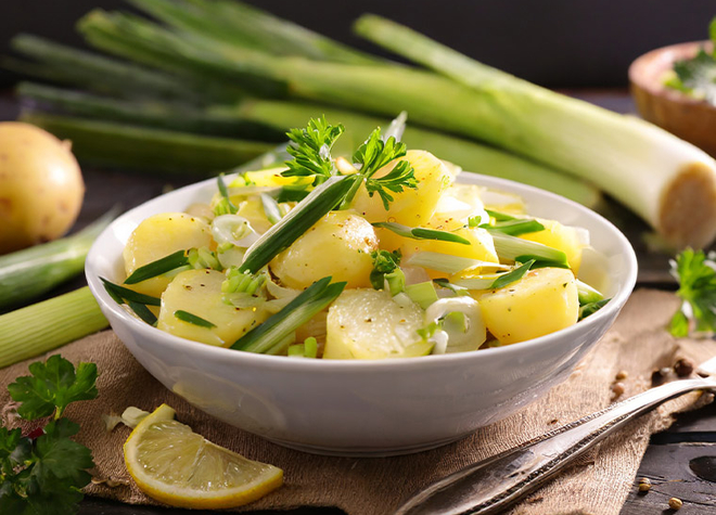 Lauch-Kartoffel-Salat
