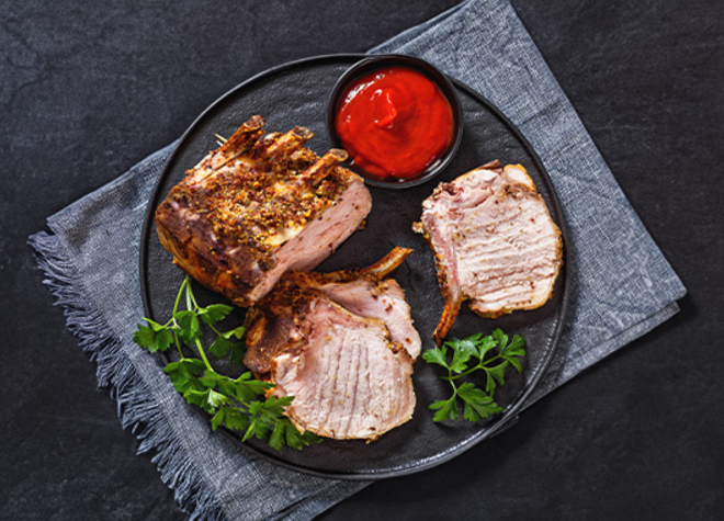 Schweinefilet mit Kräuterkruste