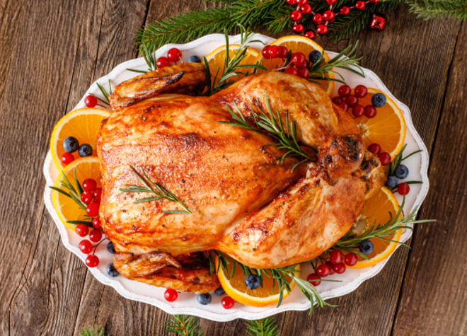 Saftige Weihnachtstrute Asia Style