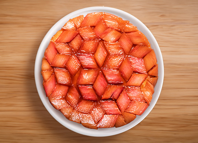 Rhabarber-Tarte-Tatin