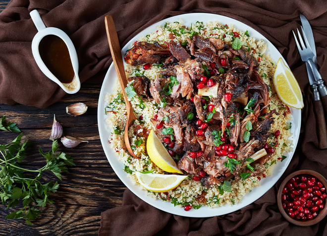 Couscous mit Kefen