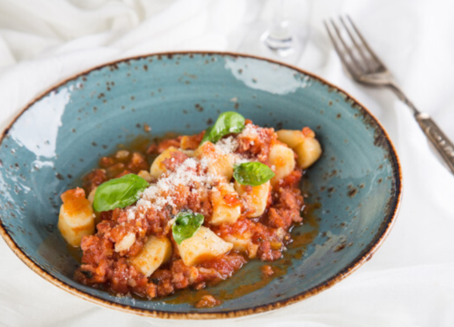 Quark-Gnocchi mit Ofentomaten