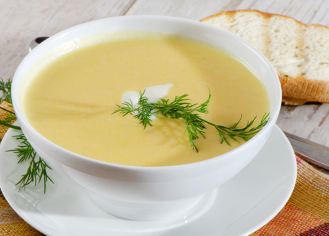 Safrancremesuppe