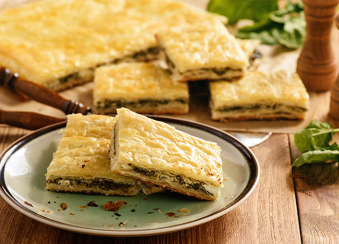 Italienische Oster-Spinatpastete