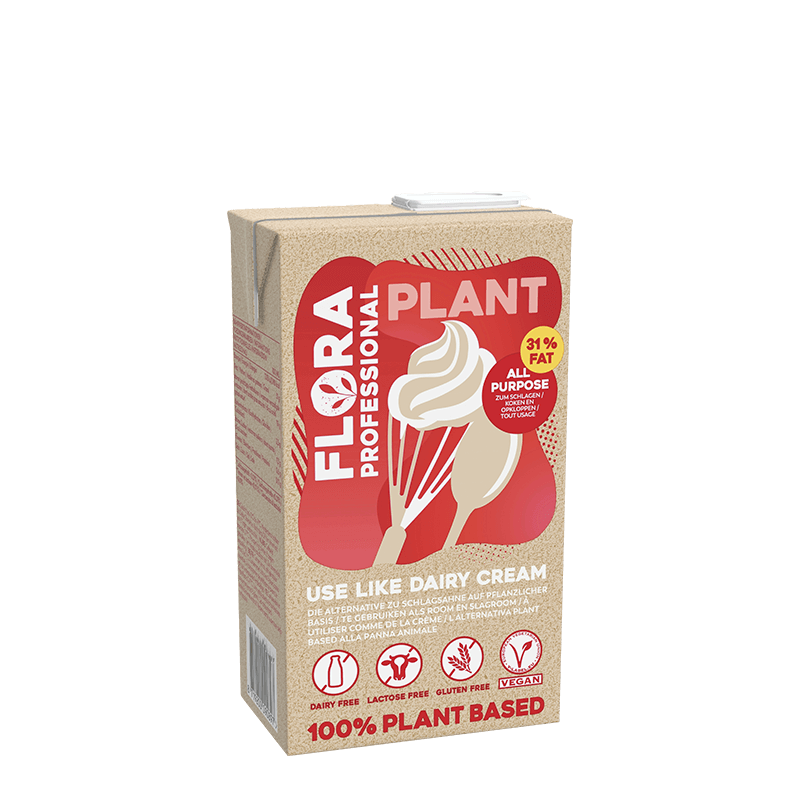 Flora Plant Cream zum Aufschlagen