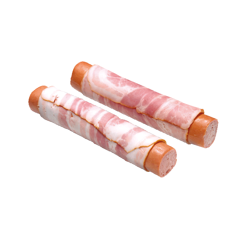 Käsegriller mit Speck